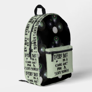 Sac À Dos Imprimé Chaque Jour Est Un Grand Jour Pour Jouer Au Pelous