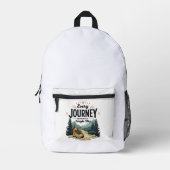 Sac À Dos Imprimé Chaque trajet commence par un Randonnée en une seu (Recto)