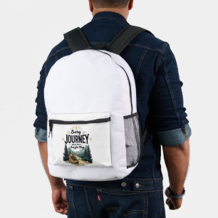 Sac À Dos Imprimé Chaque trajet commence par un Randonnée en une seu