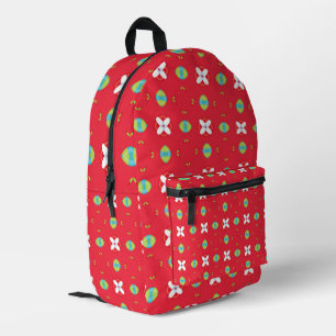 Sac À Dos Imprimé Charme des Fêtes de Noël Motif 02 -