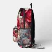 Sac À Dos Imprimé Charme Floral Rose intemporel (Droite)