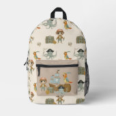 Sac À Dos Imprimé Chasseur de trésor Pirate Anniversaire (Recto)