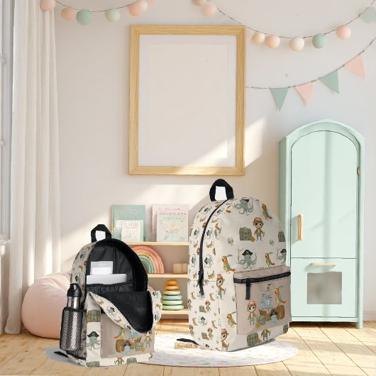 Sac À Dos Imprimé Chasseur de trésor Pirate Anniversaire