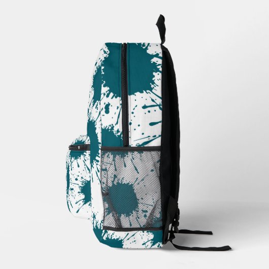 Sac À Dos Imprimé Chasseur moderne Peinture verte et blanche (Droite)