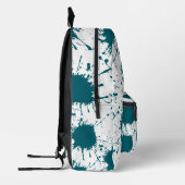 Sac À Dos Imprimé Chasseur moderne Peinture verte et blanche (Gauche)