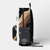 Sac À Dos Imprimé Chat Cosmique (Droite)