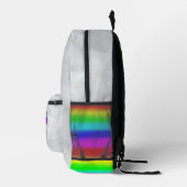 Sac À Dos Imprimé Chat dans une perruque + Lunettes de soleil (Peint (Droite)