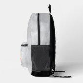 Sac À Dos Imprimé Chat dans une perruque + Lunettes de soleil (Peint (Droite)