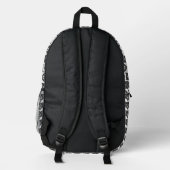 Sac À Dos Imprimé Chat en colère (Verso)