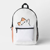Sac À Dos Imprimé Chat mignon drôle (Recto)