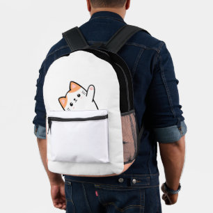 Sac À Dos Imprimé Chat mignon drôle