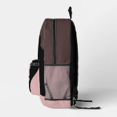 Sac À Dos Imprimé Chat noir monogramme tendance qui regarde (Droite)