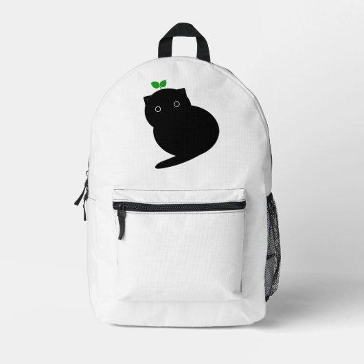 Sac À Dos Imprimé Chat Q (Recto)