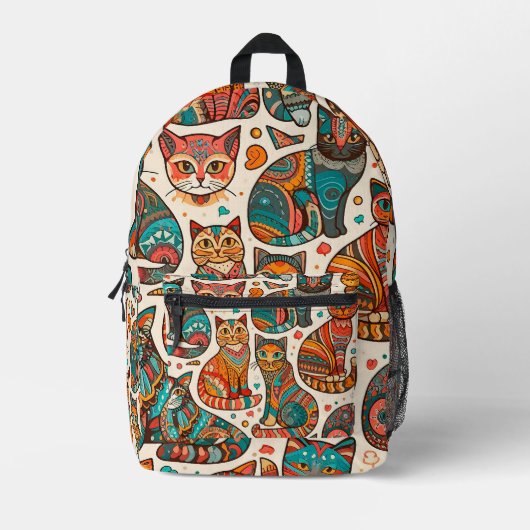 Sac À Dos Imprimé chats (Recto)