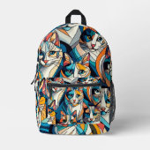Sac À Dos Imprimé chats (Recto)