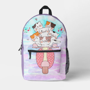 Sac À Dos Imprimé Chats drôles, Chats mignons, Chats heureux