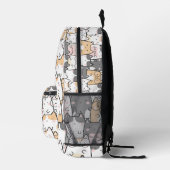 Sac À Dos Imprimé Chats Mignons Sois Gentil À L'infini (Droite)