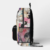 Sac À Dos Imprimé Chats multicolores (Droite)