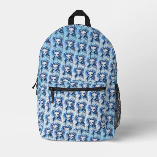 Sac À Dos Imprimé Chatte (Recto)