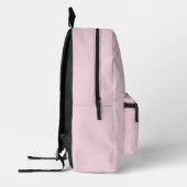Sac À Dos Imprimé Chaud rose Monogramme fille de retour à l'école (Gauche)