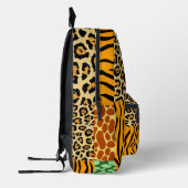 Sac À Dos Imprimé Cheetah, Giraffe, Tigre et Serpent (Gauche)