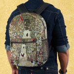 Sac À Dos Imprimé Chemin de jardin avec poulets, Gustav Klimt, Art N<br><div class="desc">Garden Path with Chickens (1916) de Gustav Klimt est une peinture d'art vintage de l'époque victorienne Symbolisme. Une scène nature avec des poulets dans le jardin fleuri jardin sur une ferme. À propos de l'artiste : Gustav Klimt (1862-1918) était un peintre symboliste autrichien et l'un des membres les plus importants...</div>