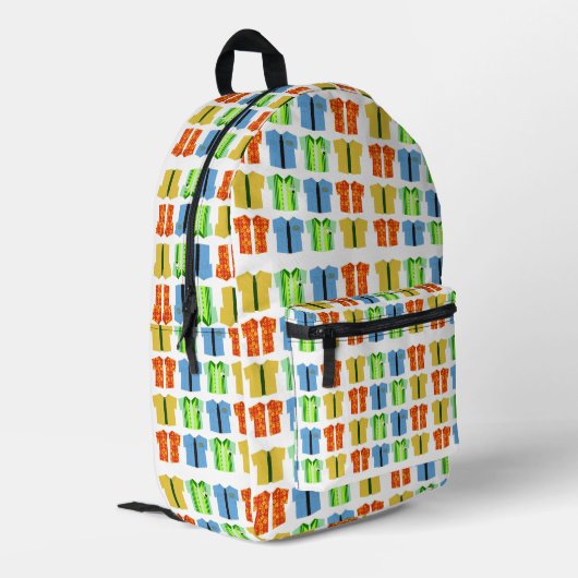 Sac À Dos Imprimé Chemise classique Mode Déclaration Motif amusant A (Coin arrière gauche)