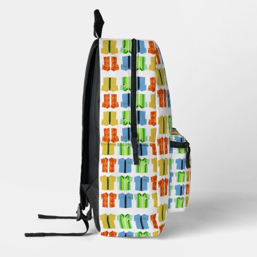 Sac À Dos Imprimé Chemise classique Mode Déclaration Motif amusant A (Gauche)