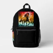 Sac À Dos Imprimé Cheval courant (Recto)