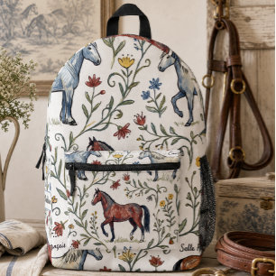 Sac À Dos Imprimé Cheval de campagne français
