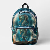 Sac À Dos Imprimé Cheval de mer (Recto)