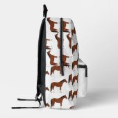 Sac À Dos Imprimé Cheval Monogrammé Retour À L'École (Gauche)
