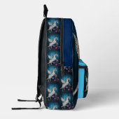 Sac À Dos Imprimé Cheval Pegasus En Forêt Imaginaire Personnalisé (Gauche)