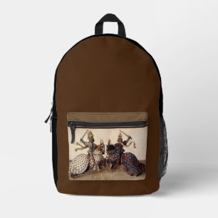 Sac À Dos Imprimé Chevalier médiéval Jousting