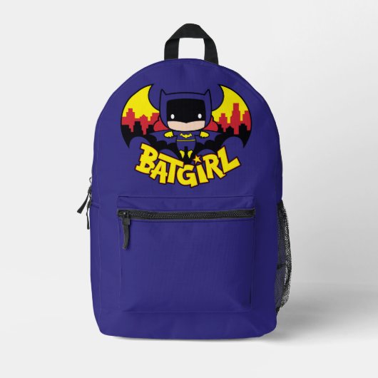 Sac À Dos Imprimé Chibi Batgirl avec Gotham Skyline & Logo (Recto)