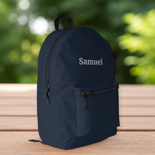 Sac À Dos Imprimé Chic Blue Backpack for Work