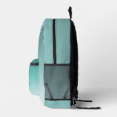 Sac À Dos Imprimé Chic Dusty Blue Parties scintillant perches Glam (Droite)