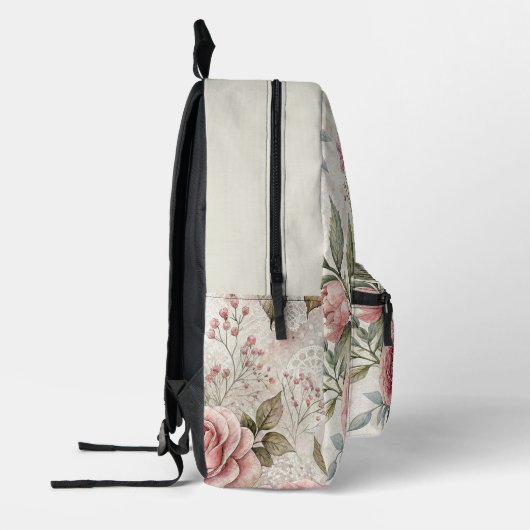 Sac À Dos Imprimé Chic Floral (Gauche)