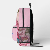 Sac À Dos Imprimé Chic floral personnalisé (Droite)