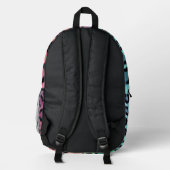 Sac À Dos Imprimé Chic Motif léopard coloré (Verso)