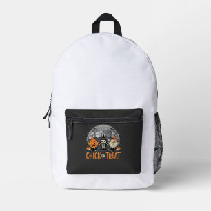 Sac À Dos Imprimé Chick or Treat Mignon Design de Cimetière Hallowee