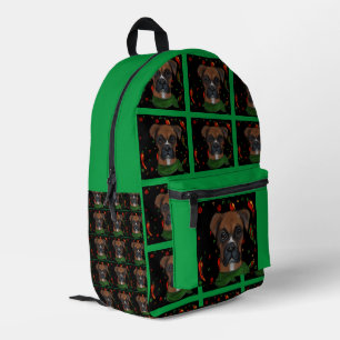 SAC À DOS IMPRIMÉ CHIEN BOXER
