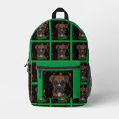 SAC À DOS IMPRIMÉ CHIEN BOXER (Recto)