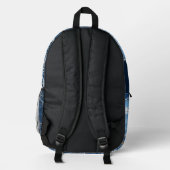 Sac À Dos Imprimé Chien Patchwork Art Denim (Verso)