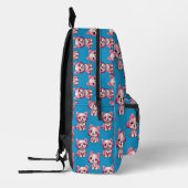 Sac À Dos Imprimé Chiens roses mignons - Bleu (Gauche)