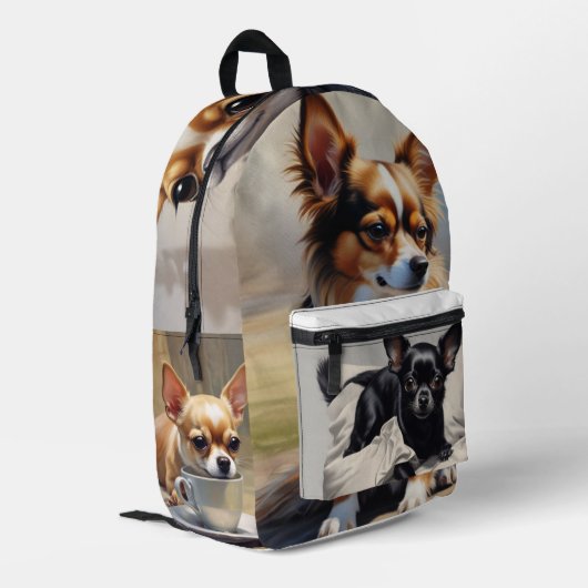 Sac À Dos Imprimé Chihuahua (Coin arrière gauche)