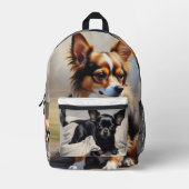 Sac À Dos Imprimé Chihuahua (Recto)