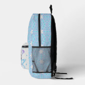 Sac À Dos Imprimé Chiot bleu Galaxy pour enfant, (Droite)