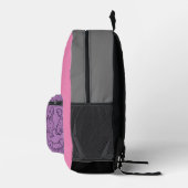 Sac À Dos Imprimé chiot bouledogue français mignon (Droite)