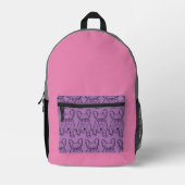Sac À Dos Imprimé Chiot mignon Bouledogue Français (Recto)